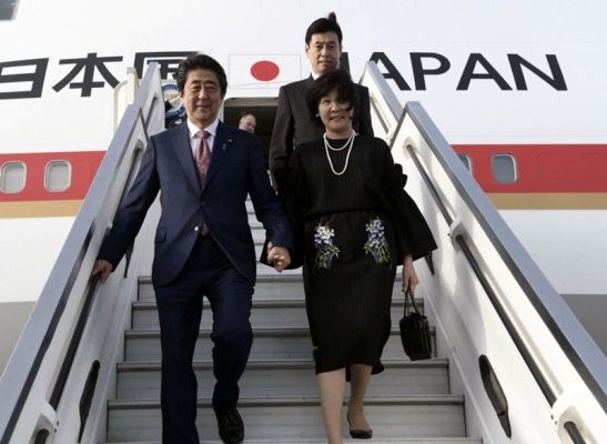 Japanese prime minister in Israel on official visit