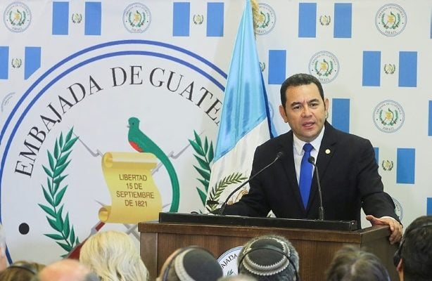 Guatemala follows US, moves embassy to Jerusalem