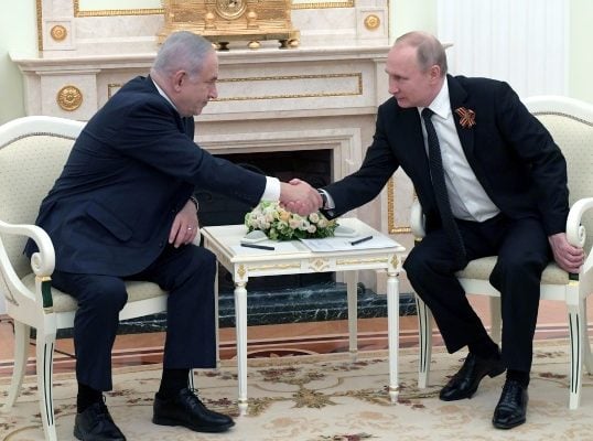 Downed Russian plane was Syria’s fault, Netanyahu tells Putin