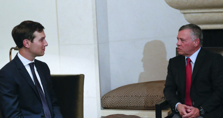 White House Mideast team holds talks with Jordanian king