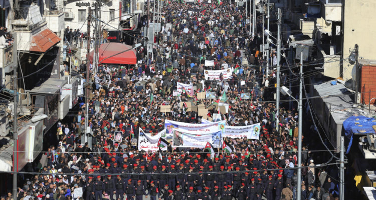 Jordanians protest government’s austerity plan