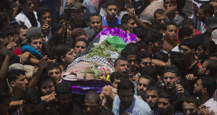 Female medic killed in violent Gaza protests; Palestinians call for revenge
