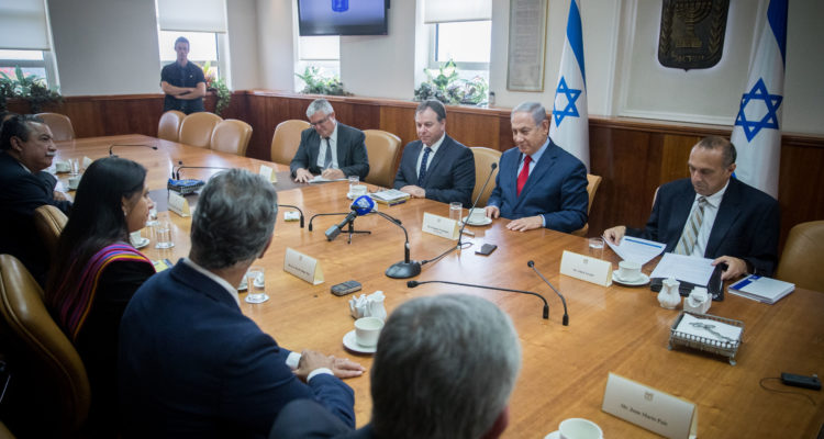 Move your embassies to Jerusalem, Netanyahu urges Latin American dignitaries