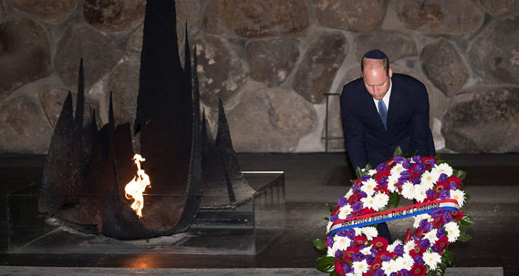 ‘Terrifying…trying to comprehend the scale,’ Prince William says at Yad Vashem