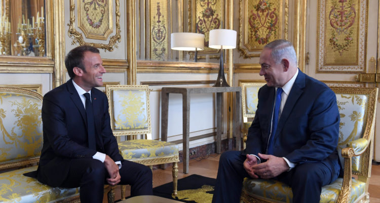 Macron urges Netanyahu to forego sovereignty move