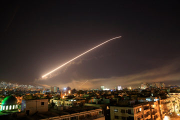US missile fire in Syria