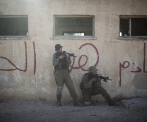 IDF soldiers egnaged in a drill. (illustrative) (Hadas Parush/Flash90)