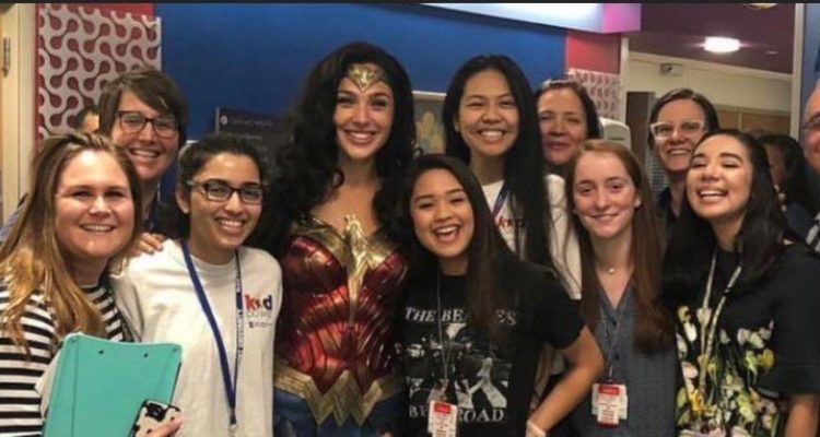 Gal Gadot visits children’s hospital in Wonder Woman costume