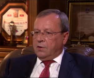 Russian Ambassador to Israel Anatoly Viktorov. (Screenshot)
