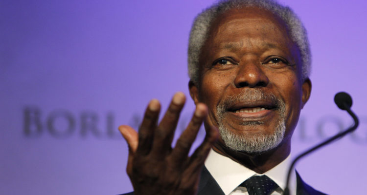 Israel and Jewish world mourn former UN chief Kofi Annan