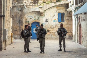 Police patrol Jerusalem's Old City