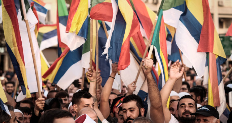 Thousands join Druze-led protest of nation-state law in Tel Aviv