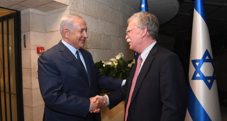 Iran ‘tops list’ of US and Israel’s ‘challenges,’ Bolton tells Netanyahu