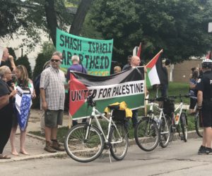 Protest against B'nai Brith and Israel in Toronto