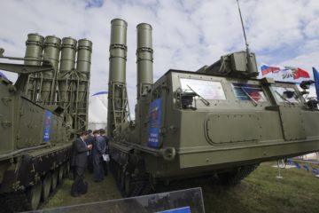 The Russian S-300 air defense missile system. (AP Photo/Ivan Sekretarev, file)