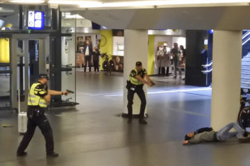 The 19-year-old terrorist who stabbed two people in Amsterdam. (AP Photo)