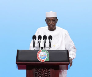 President of Chad Idriss Deby. (Lintao Zhang/Pool Photo via AP)