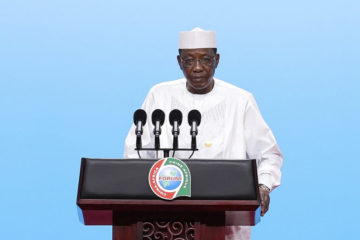 President of Chad Idriss Deby. (Lintao Zhang/Pool Photo via AP)