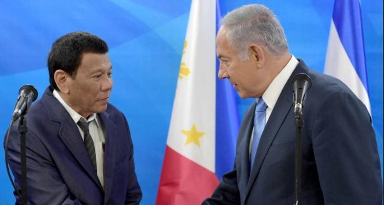Philippines president thanks Israel for its ‘critical help’