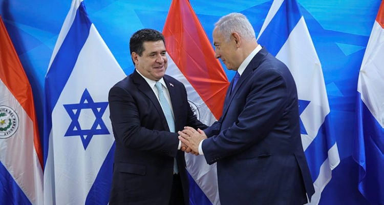 Paraguay moving embassy from Jerusalem back to Tel Aviv; Israel retaliates