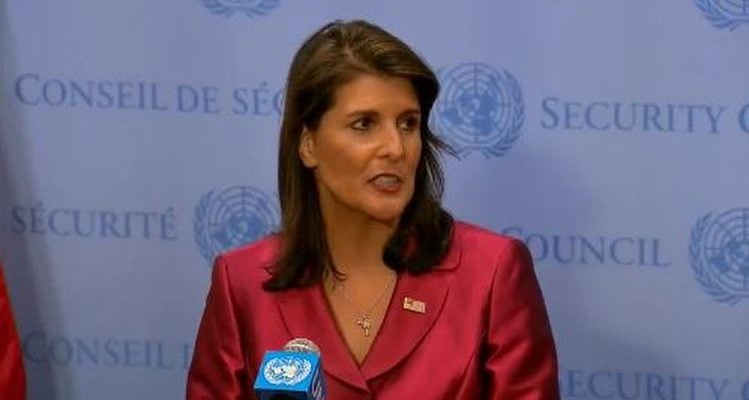 Haley: Trump’s peace plan recognizes new Mideast realities