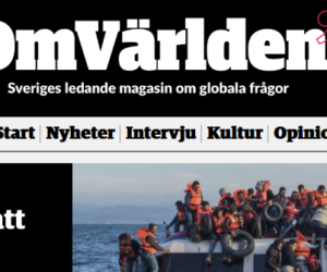 Sweden's OmVärlden online magazine. (OmVärlden)