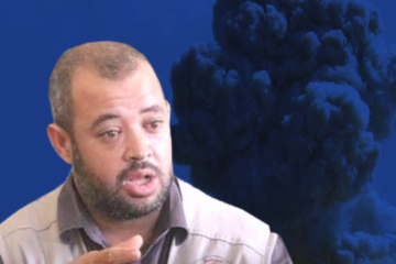 Hamas bomb expert Abdel Rahim Abbas. (Twitter)
