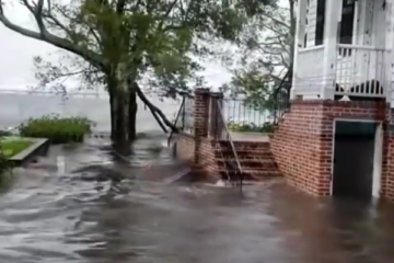 Flooding from Florence. (screenshot)