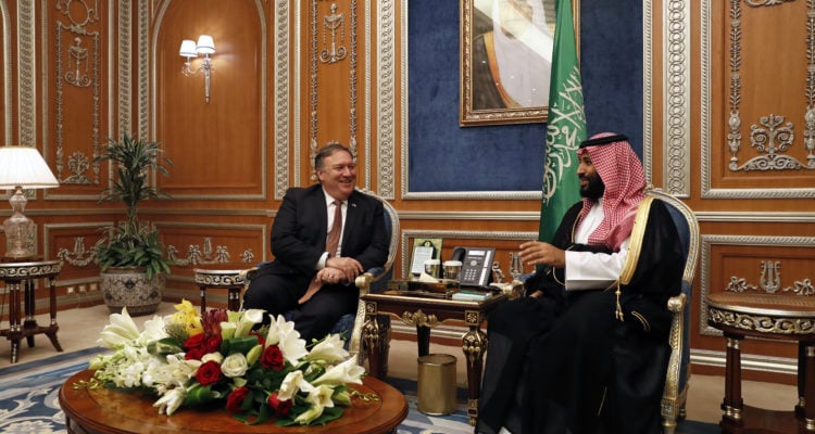Pompeo meets Saudi king, prince over Khashoggi affair