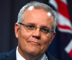Australian PM Scott Morrison. (Lukas Coch/AAP Image via AP)