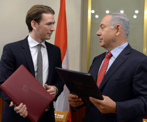 Benjamin Netanyahu meets with Austrian Chancellor Sebastian