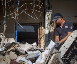 Beersheva house hit by missile