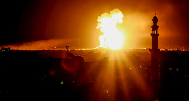 IDF strikes 80 Gaza terror targets after massive rocket attack on Israel’s south