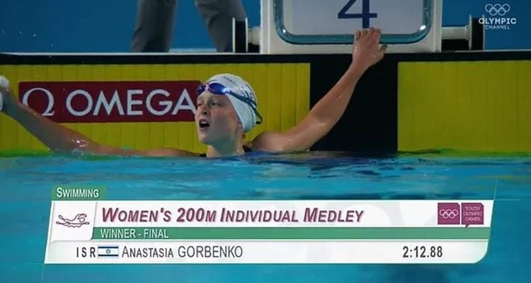 15-year-old Israeli swimmer smashes national record, wins gold at Youth Olympics