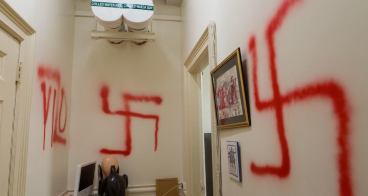 Swastikas deface Columbia University professor’s office