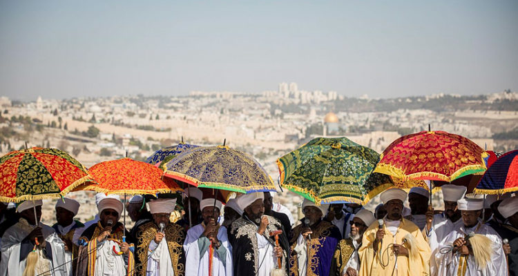 Unique Ethiopian-Jewish holiday celebrated with umbrellas, prayers, fasting