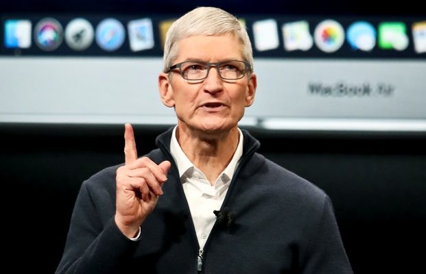 Apple CEO invokes biblical verse in fight against hate