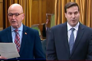 Canadian MPs David Sweet and Marco Mendicino