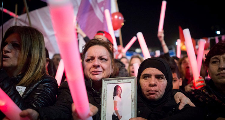 Tens of thousands demand government action to protect women