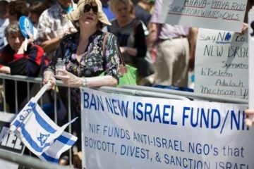 Protest against New Israel Fund
