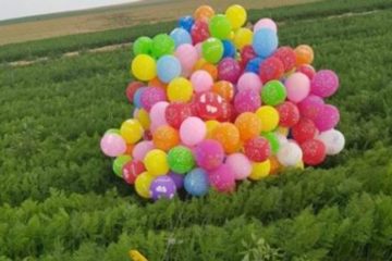 incendiary balloons Gaza