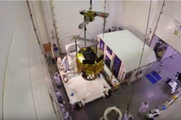 Packing Beresheet spacecraft