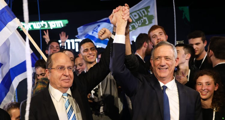 Gantz takes aim at Netanyahu in first campaign speech