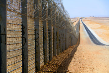 Egypt Israel barrier migrants