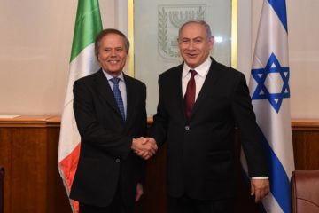 PM Netanyahu meets with Italian FM Enzo Moavero Milanesi