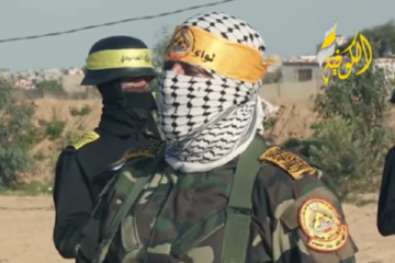 Fatah's Al-Amoudi Battalion of the Al-Aqsa Martyrs Brigades. (screenshot)