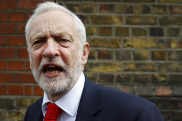 Britain's Labour party leader Jeremy Corbyn. (AP Photo/Frank Augstein)