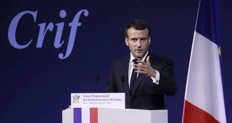 Macron: Anti-Zionism is anti-Semitism