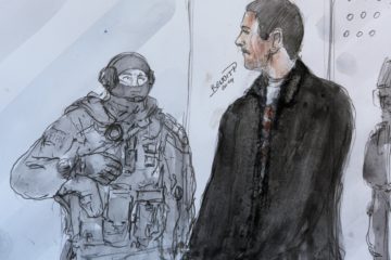 Mehdi Nemmouche, who is accused of shooting dead of four people at the Jewish Museum in Brussels. (AP Photo/Benoit P., File)
