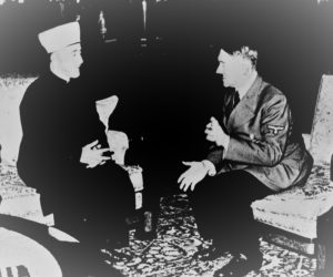Adolf Hitler receives the Grand Mufti of Palestine around Dec. 10, 1941. (AP Photo)